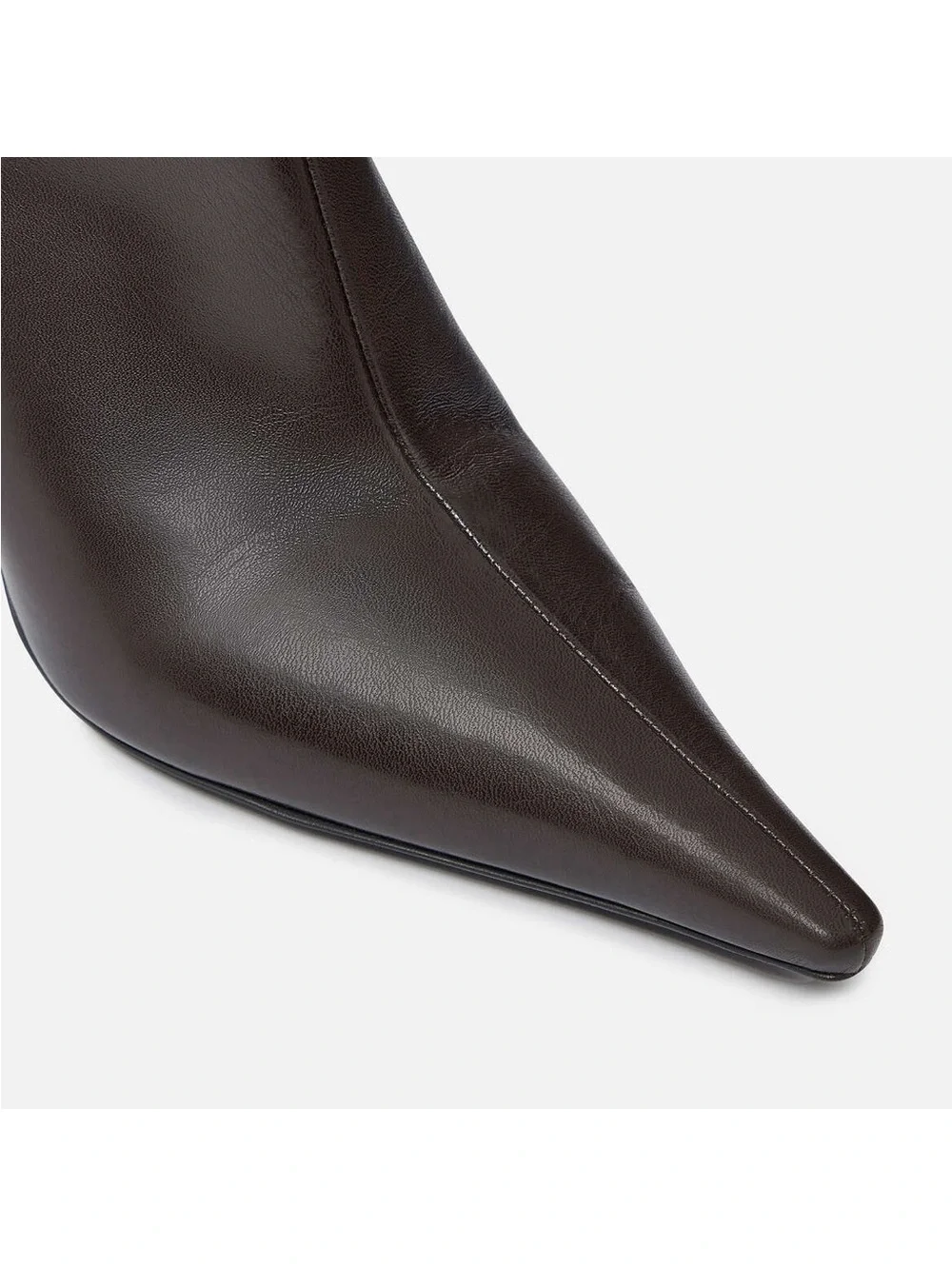 Stella McCartney Elsa Knee-High Heeled Boots in Coffee Brown, NWT, Size 38 $1350